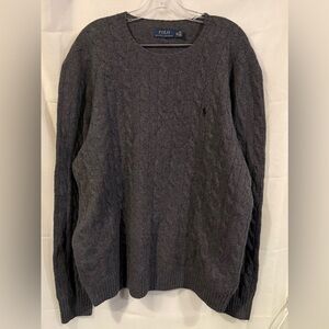 Ralph Lauren Dark Gray Crewneck Sweater